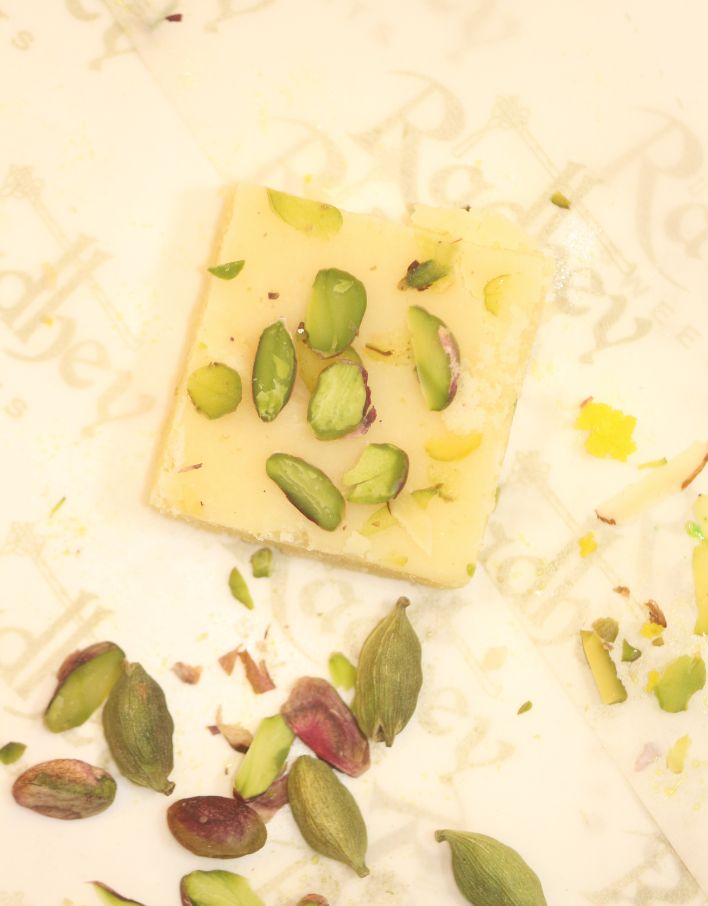 Pista Khoya Barfi - Radhey Sweets - Aligarh